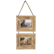 Antique Look 2 Collage Hanging Photo Frame 28x71cm