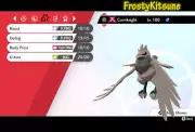 6IV Ultra Shiny Corviknight Gigantamax two abilities Pokemon Sword & Shield