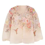 [ZIMMERMANN] Illuminate Drawn Blouse