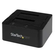 StarTech eSATA/USB 3.0 Dual 2.5/3.5" SATA SSD/HDD Dock with UASP - SDOCK2U33EB