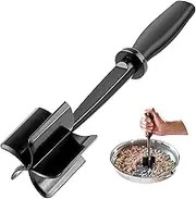 Meat Chopper, Hamburger Chopper, Premium Heat Resistant Meat Chopper Utensil,Ground Beef/Meat Chopper Tool,Meat/Potato Masher,Hamburger Spatula Safe