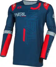 Oneal Prodigy Five Three Motocross Jersey, red-blue, Size M for Men Red Blue