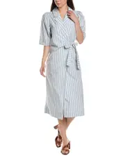 GANNI Midi Wrap Dress