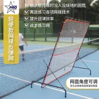 在飛比找Yahoo!奇摩拍賣優惠-便攜式網球訓練網牆反彈網單人練習可移動練習牆發球練習器戰術板