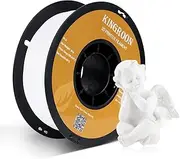 Kingroon PLA 3D Printer Filament,Dimensional Accuracy +/- 0.03 mm, 1kg Spool(2.2lbs), 1.75 mm,White or Black