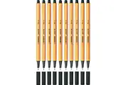 Stabilo 88 Point Fineliner Pen 0.4mm Black Box 10