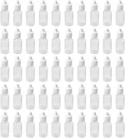 Squeezable Dropper Bottle 20ml Plastic Empty Liquid Dropper Essential Oil Container 50PCS Empty Liquid