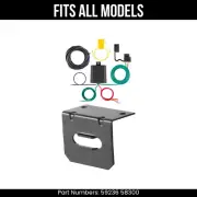For 2004 Nissan Pathfinder Armada 4 Pin Trailer Wire Plug & Bracket Fits All Kit