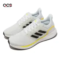 在飛比找Yahoo奇摩購物中心優惠-adidas 慢跑鞋 EQ19 Run 男鞋 白 黑 路跑 