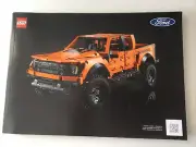 NEW MANUAL ONLY Lego Technic 42126 - Ford F-150 Raptor INSTRUCTIONS ONLY