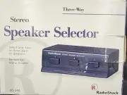 Radio Shack Stereo Speaker 3 Way Selector Switch 40-240