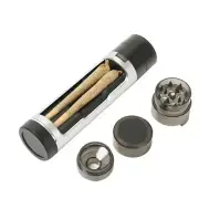 3 In 1 Herb Spice Tobacco Grinder Cone Filler Rolling Machine Cigarettes Case