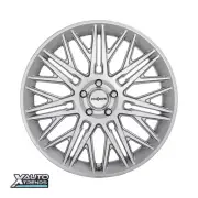 Rotiform Flat O-Ring Wheel Center Cap Matte Silver Black Logo 1015-09-09MBL