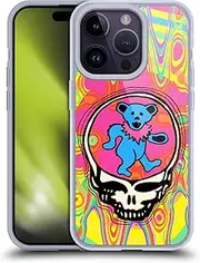 Head Case Designs Officially Licensed Grateful Dead Bear Trends Soft Gel Case Compatible with Apple iPhone 14 Pro