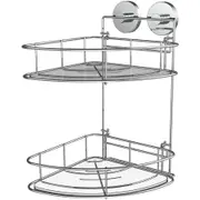 EvoVac Suction Double Corner Shower Caddy