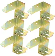 Hohopeti 6pcs Bed Bracket Barn Door Hardware Kit Bed Net Bed Rail Bed Frame Hardware Bed Guard Rail Bedsheet Holder Straps Adjustable Bed Frame Fasteners Bed Filler Bed Bridge Orange Iron