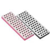 70mm Extra-Coarse Ski Snowboard 2 Pcs Diamond Stone Edge File,Multicolored