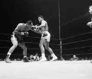 Muhammad Ali And Zora Folley During Fight 1967 OLD BOXING PHOTO