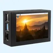 For Raspberry Pi 4B/3B+/Zero Series 3.5-inch Touch Screen with Cooling Fan