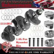 1.6L Crankshaft & Piston Ring Kit For Hyundai Kia Accent Veloster Rio 231102B610 (for: Hyundai)