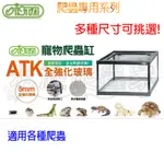 『水族爬蟲家』伊士達 ISTA 寵物爬蟲缸 ATK 全強化玻璃 烏龜缸 守宮缸 爬蟲箱 飼養箱 陸龜 GA-252525