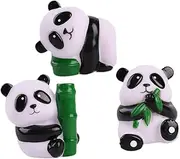 Generic 3pcs Adorable Panda Stretchy Squeeze for Cartoon Plaything for Adults Fun Party Decorations Great for Anger Relief and Fun Playtime