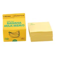 在飛比找松果購物優惠-香蕉牛奶 創意便條紙 (6.3折)