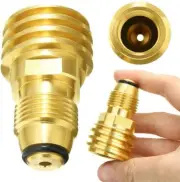 Universal Fit Propane Tank Adapters - Converts LP Tank POL Service Valve to QCC1