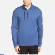 Callaway Men’s, Coastal Lightweight Quarter Zip Pullover, Blue, L