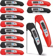 12 Pcs Digital Meat Thermometer with Probe Waterproof Instant Read Food Thermome