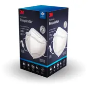 3M P2 Particulate Vertical Flat Fold Disposable Respirator Mask 25 pack