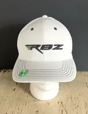 TaylorMade RBZ Golf Hat Cap Size S/M Rocketballz A-Flex Stretch Fit White UPF 50