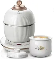 Multi-Function Electric Stew Pot, Bird's Nest Stewpot, New Natural Ceramics Slow Cooking Method, Smart Appointment & Keep Warm for Chicken Soup, Flower Gum, Ginseng, Colla Corii Asini, Cordyceps