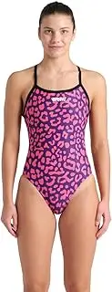 [arena] Women's Performance Leopard Skin Limited Edition Challenge Back Swimsuit