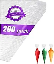 200pcs/set Disposable Pastry Bag Icing Piping Bag Cake Cupcake Decorating Bags