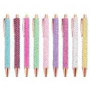 Retractable Ballpoint Pen Small Beads Ballpoint Pen Writing Pen Signature Pen