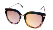 Kenneth Cole Reaction Mens Soft Square Crystal Grey Plastic Sunglass KC1364 20Z