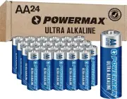 Powermax 24-Count Double AA Batteries, Ultra Long Lasting - 24 Count