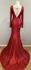 Red Sequin Formal Dress Mermaid Tail Jessica Rabbit / Christmas Party