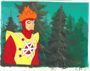 Firestorm - Production Cel from Superfriends (1973-1986) Master HP Background