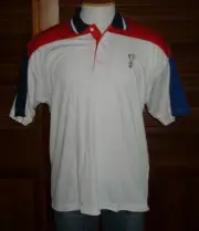 Vintage Robert Bruce Golf Polo Shirt Sz L New with Tag Deadstock 70's 80's Retro