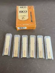 6 Pack Rico Bb Clarinet B flat Reeds # 2.5 Strength 2 1/2 RCA1025