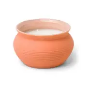 Paddywax - Santorini Ceramic Candle 13oz Raw Clay & Pear