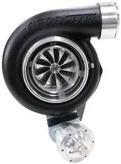 Aeroflow Boosted 6662 1.06 T3 XR6 FG 5 Bolt Outlet GTX3582 Black - AF8005-3024BLK
