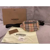 在飛比找蝦皮購物優惠-Burberry 經典格紋 斜背 腰包 胸包