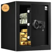 Tenamic Fireproof Waterproof Home Safe 2.0 Cuft - Keypad Large Lock Box Cabin...