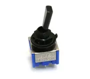 (1) Black ON-OFF-ON 3-way DPDT Mini Toggle Switch for Guitar/Bass EP-0082-003