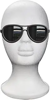 Bust Model for Wig Arrangement – Foam Head for Hat Display, Lightweight Stand for Scarves, Training Mold for Jewelry Placement, Display Tool for Hair Styling for Headform Prop and Home Decor with Bout