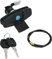 113436 Black Twist T-Handle Kit Topper Tonneau T-Handle W/2 Keys Work with Leer Truck Caps, Models Including 100XQ, 100XL, 100XR, and TSC700
