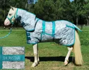 ShowStar Doona Combo -Teal Bubble Wrap print- sizes 4'6-6'3 FREE FREIGHT